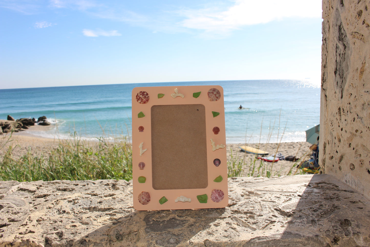 ocean inspired picture frame